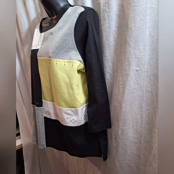 Colorblock Top with Embellishments - Picture 3 of 5